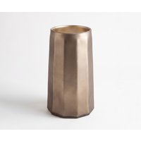 Vase Octara B21 x T21 x H35 cm Glas Opal Gegossen