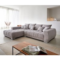 DELIFE Josea Ecksofa Silbergrau