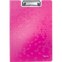 LEITZ Klemmbrett-Mappe WOW, DIN A4, Polyfoam, pink – Bild 2