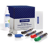 magnetoplan Weißwandtafel-Zubehör-Set, Medium