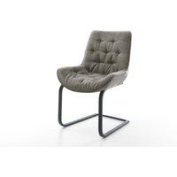 Freischwinger Taimi-Flex Bouclé Soft Schlamm Freischwinger flach Schwarz