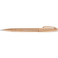 PentelArts Faserschreiber Brush Sign Pen SES15, hellbraun