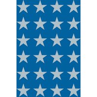 HERMA Weihnachts-Sticker DECOR, Sterne, 15 mm, silber