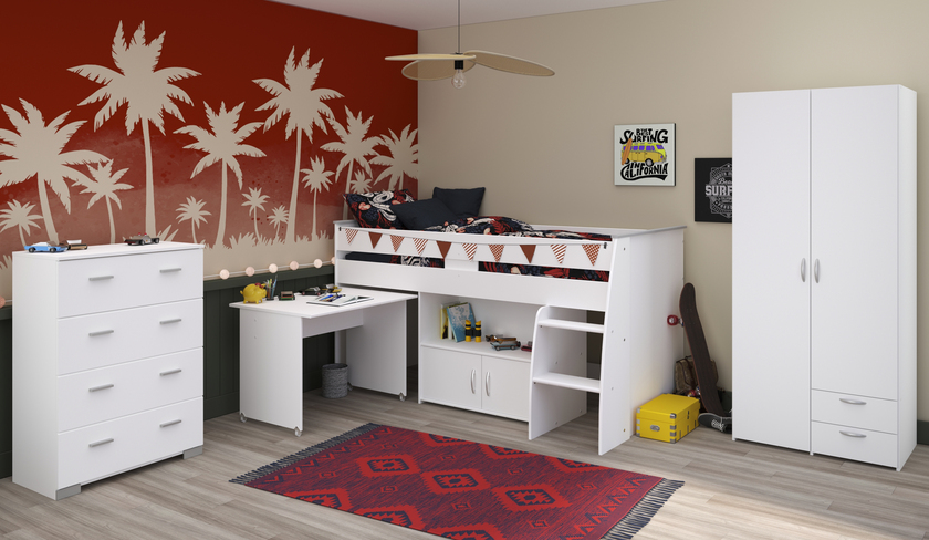 Parisot Kinderzimmer Reverse 11 3-teilig weiß – Bild 5