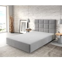 Boxspringgestell Dream-Fine Mikrofaser Grau 120x200 cm