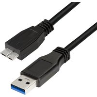 LogiLink USB 3.0 Kabel, USB-A - USB-B Micro Stecker, 1,0 m