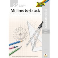 folia Millimeterpapier-Block, DIN A3, 80 g/qm, 25 Blatt – Bild 2