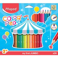 Maped my first Dreikant-Buntstift COLOR, PEPS JUMBO, 24er Etui