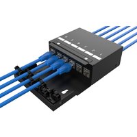 DIGITUS Konsolidierungspunkt-Gehäuse, 6-Port, schwarz