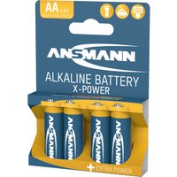 ANSMANN Alkaline Batterie, X-Power, Mignon AA, 4er Blister