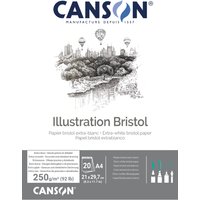CANSON Zeichenkartonblock Illustration Bristol, DIN A4, weiß – Bild 2