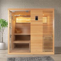 Traditionelle Sauna NEOLA - 200 x 160 cm für 5 Personen – Bild 2