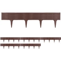 Deuba Beeteinfassung 3er-Set Braun 11,7m – Bild 2