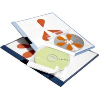 DURABLE Selbstklebetaschen CD/DVD FIX, PP, transparent