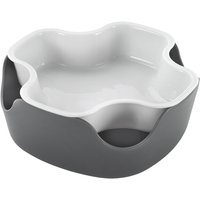 metaltex Snack-Schale 2in1, PP, weiß / grau