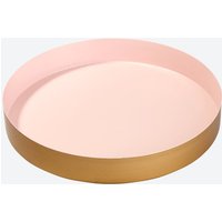 Dekoplatte aus Metall, Ø ca. 21,9 cm