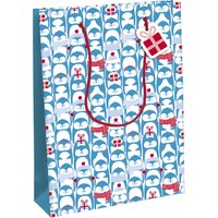 Clairefontaine Weihnachts-Geschenktüte, Pinguine, mittel – Bild 2