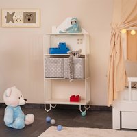 Kinderregal aus Metall magnetisch TODO M Weiß