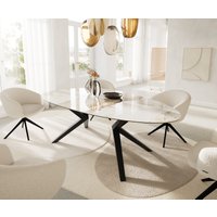 DELIFE Edge Oval Esstisch Keramik