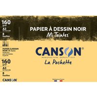 CANSON Zeichenpapier Mi-Teintes, DIN A3, schwarz – Bild 2