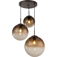 VARUS Pendellampe braun 15865-3, D/H: 51 x 120 cm, Glas, Metall – Bild 2
