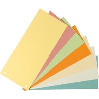 herlitz Trennstreifen, für DIN A4, Manila-Karton, weiß