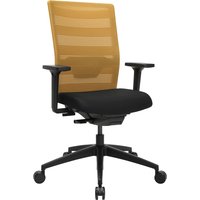 Topstar Bürodrehstuhl, Airwork, schwarz / ocker – Bild 2