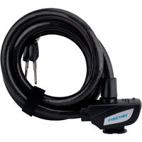 FISCHER Kabel-Fahrradschloss, Länge: 1.800 mm, schwarz