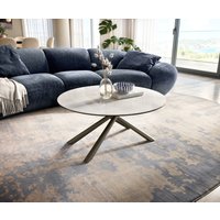 DELIFE Edge Couchtisch Rund 90x90 cm