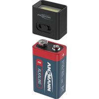 ANSMANN Mini-LED-Leuchte ACTION mit 9V Batterie, schwarz – Bild 2