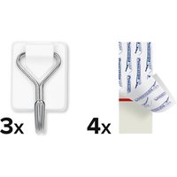 tesa Powerstrips Haken WIRED HOOK SMALL, weiß – Bild 2