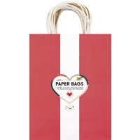 folia Papier-Tragetaschen CLASSIC, Größe: L, farbig sortiert – Bild 2