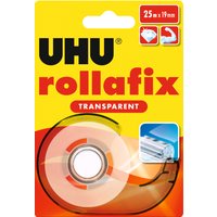UHU Klebefilm rollafix transparent, inkl. Handabroller – Bild 2