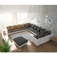 DELIFE Clovis XXL Ecksofa Schwarz – Bild 2