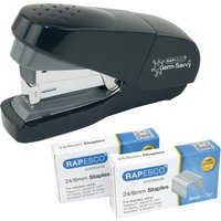 RAPESCO Flachheftgerät ECO Less Effort, schwarz – Bild 2