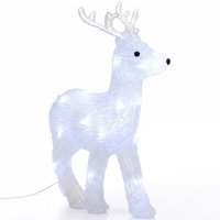 Deuba LED Acryl Figur Weihnachten Hirsch