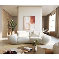 DELIFE Lunna 2-Sitzer Sofa Beige