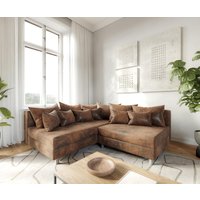 DELIFE Clovis Ecksofa Braun Links – Bild 2