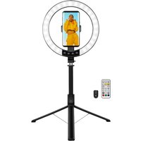 LogiLink Smartphone-Ringlicht mit Selfie-Stick-Stativ