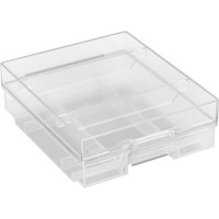 ANSMANN Akkubox 4-fach, Aufbewahrungsbox aus Poly-Propylen