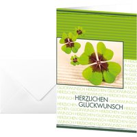 sigel Glückwunschkarte, Fortune, (B)115 x (H)170 mm