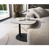 DELIFE Edge Beistelltisch Keramik Metall