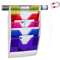 CEP Wand-Prospekthalter Happy, magnetisch, DIN A4, 5 Fächer – Bild 2