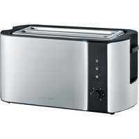 SEVERIN 4-Scheiben-Toaster AT 2590, Edelstahl / schwarz – Bild 2