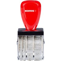 Kores Datumstempel, Monate in Ziffern, 4 mm