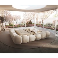 DELIFE Perlla Polsterbett 180x200 cm