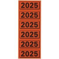 ELBA Inhaltsschild, 2025, rot, Maße: (B)57 x (H)25 mm