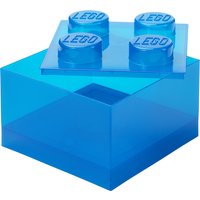 LEGO Aufbewahrungsstein STORAGE BRICK 4 TOP LID, blau – Bild 2