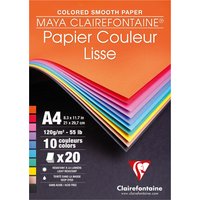 Clairefontaine Tonpapierblock MAYA, DIN A4, 20 Blatt – Bild 2