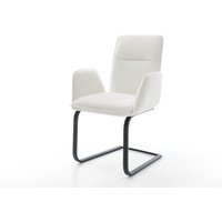 Freischwinger Vinja-Flex Bouclé Soft Beige Freischwinger flach Schwarz